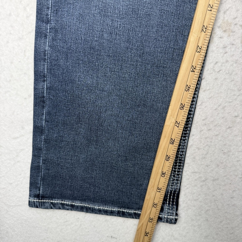 BKE Tyler Straight Jeans Mens 36x33 Blue Medium Wash Straight Leg Denim Pants - Picture 7 of 9